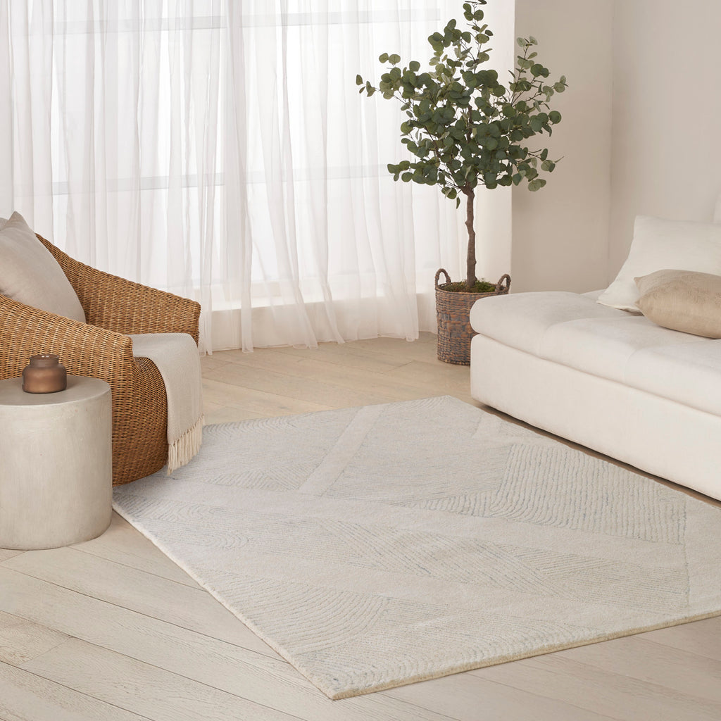 nourison pure patterns prn01 ivory grey rug