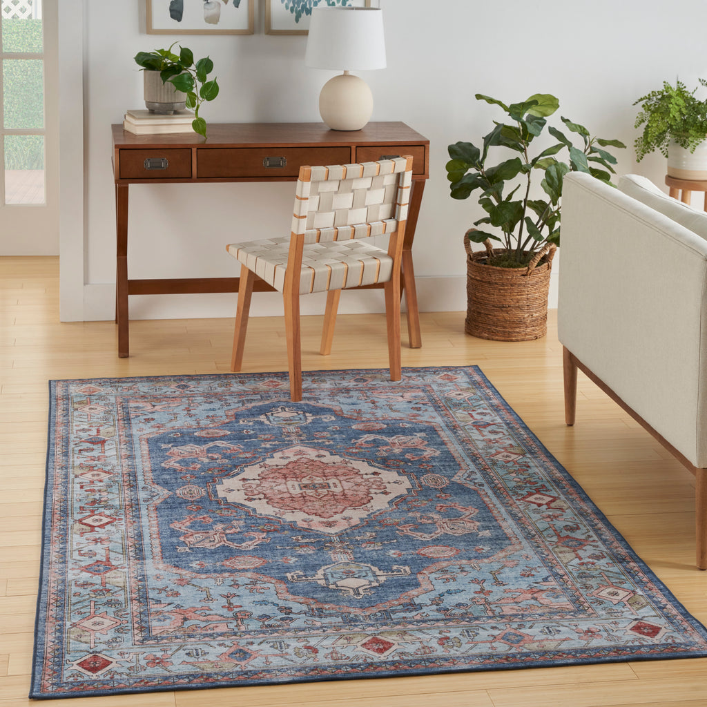 nourison fulton ful11 blue rug