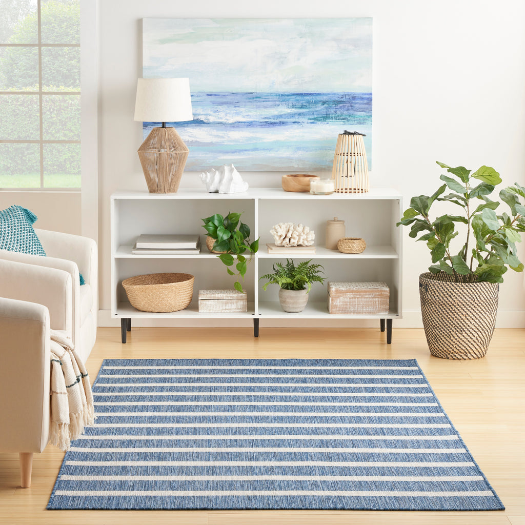nourison positano pos03 navy ivory rug