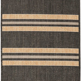 nourison horizon indoor outdoor hoz05 charcoal rug