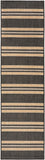 nourison horizon indoor outdoor hoz05 charcoal rug