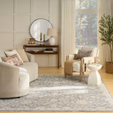 nourison retreat ret01 blue rug