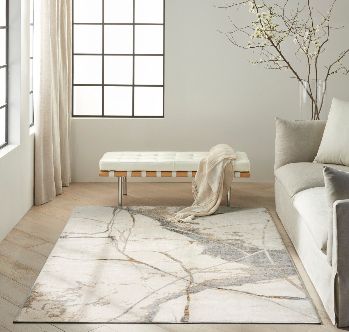 nourison ck073 compass cmp04 ivory multicolor rug