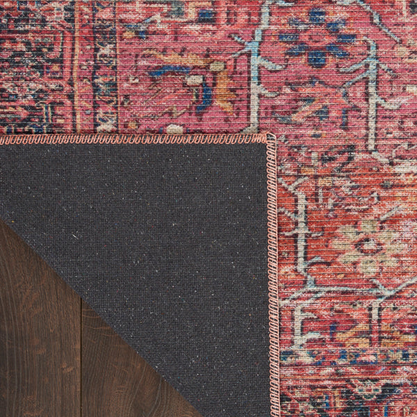 nourison new concept washables sr102 brick rug