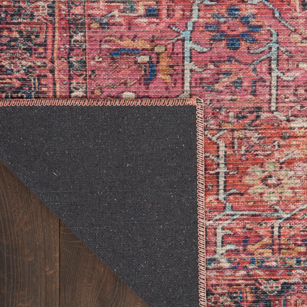 nourison new concept washables sr102 brick rug