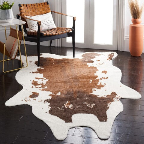 safavieh clearance faux cowhide fch202a ivory rug