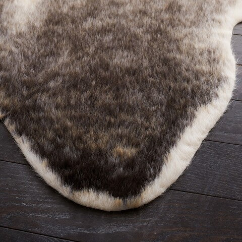 safavieh clearance faux cowhide fch203f grey rug