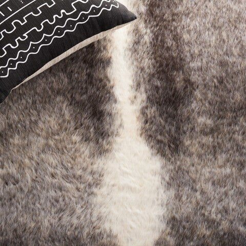 safavieh clearance faux cowhide fch203f grey rug