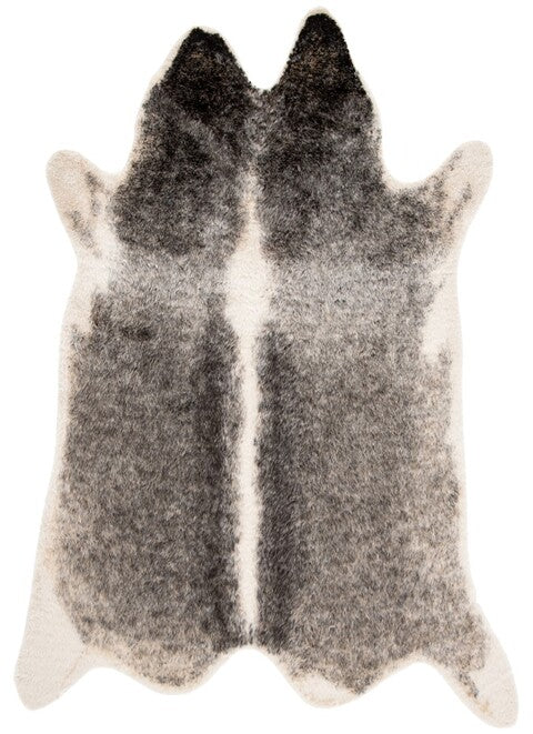 safavieh clearance faux cowhide fch203f grey rug