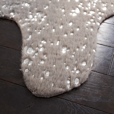 safavieh clearance faux cowhide fch206h dark grey rug