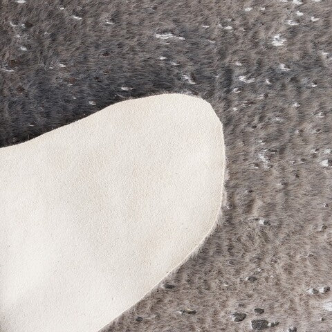 safavieh clearance faux cowhide fch206h dark grey rug