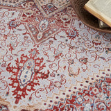 nourison vintage home vnh01 ivory red rug