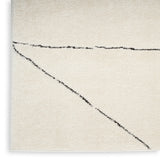 nourison modern comfort mnc02 ivory black rug
