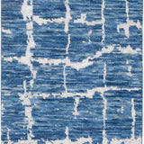 nourison luna lun02 blue silver rug