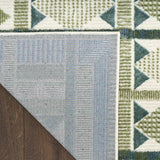 nourison nordic nrc06 green blue rug