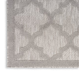 nourison easy care nes01 silver grey rug