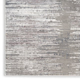nourison abstract hues abh03 grey white rug