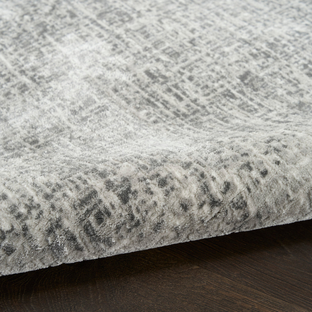 nourison grand street grn03 light grey rug