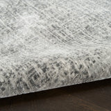 nourison grand street grn03 light grey rug