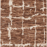 nourison luna lun02 mocha ivory rug