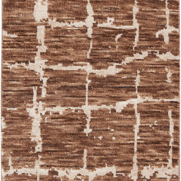 nourison luna lun02 mocha ivory rug