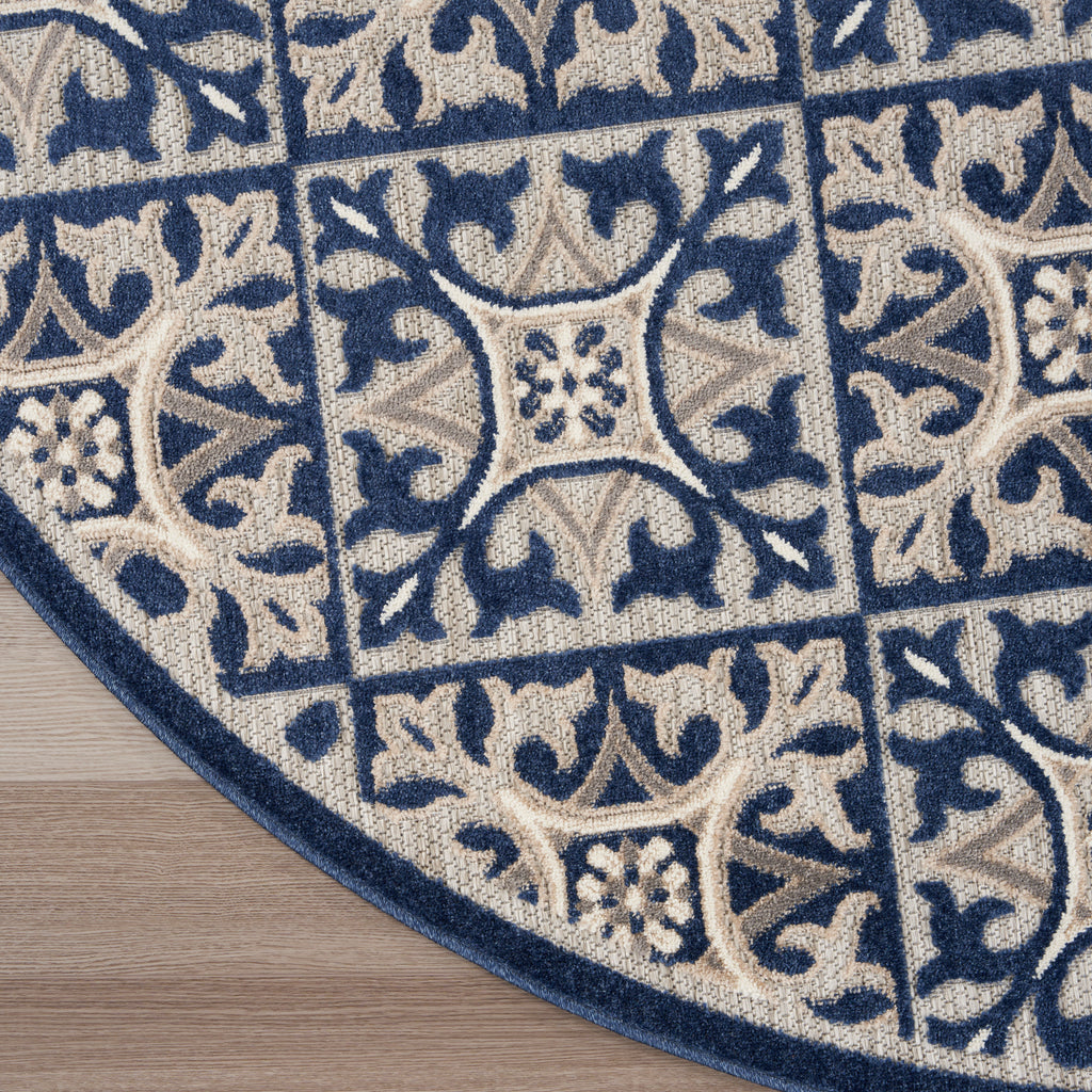 nourison aloha alh34 blue rug