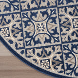 nourison aloha alh34 blue rug