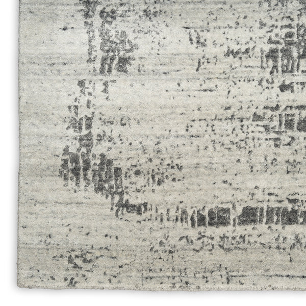 nourison harmony hay01 ivory charcoal rug