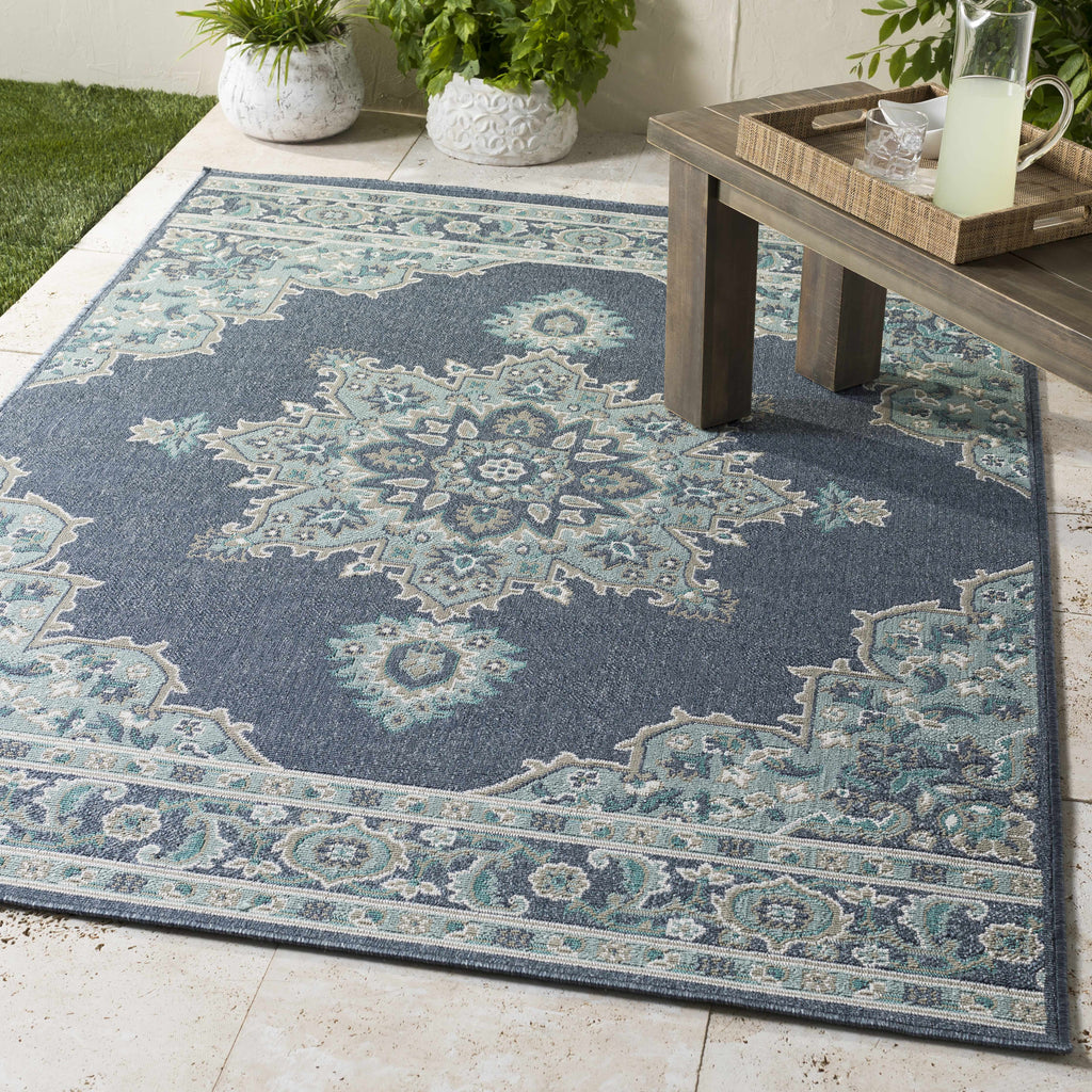Hauteloom Ferron FERR Taupe Machine Made Olefin Rug