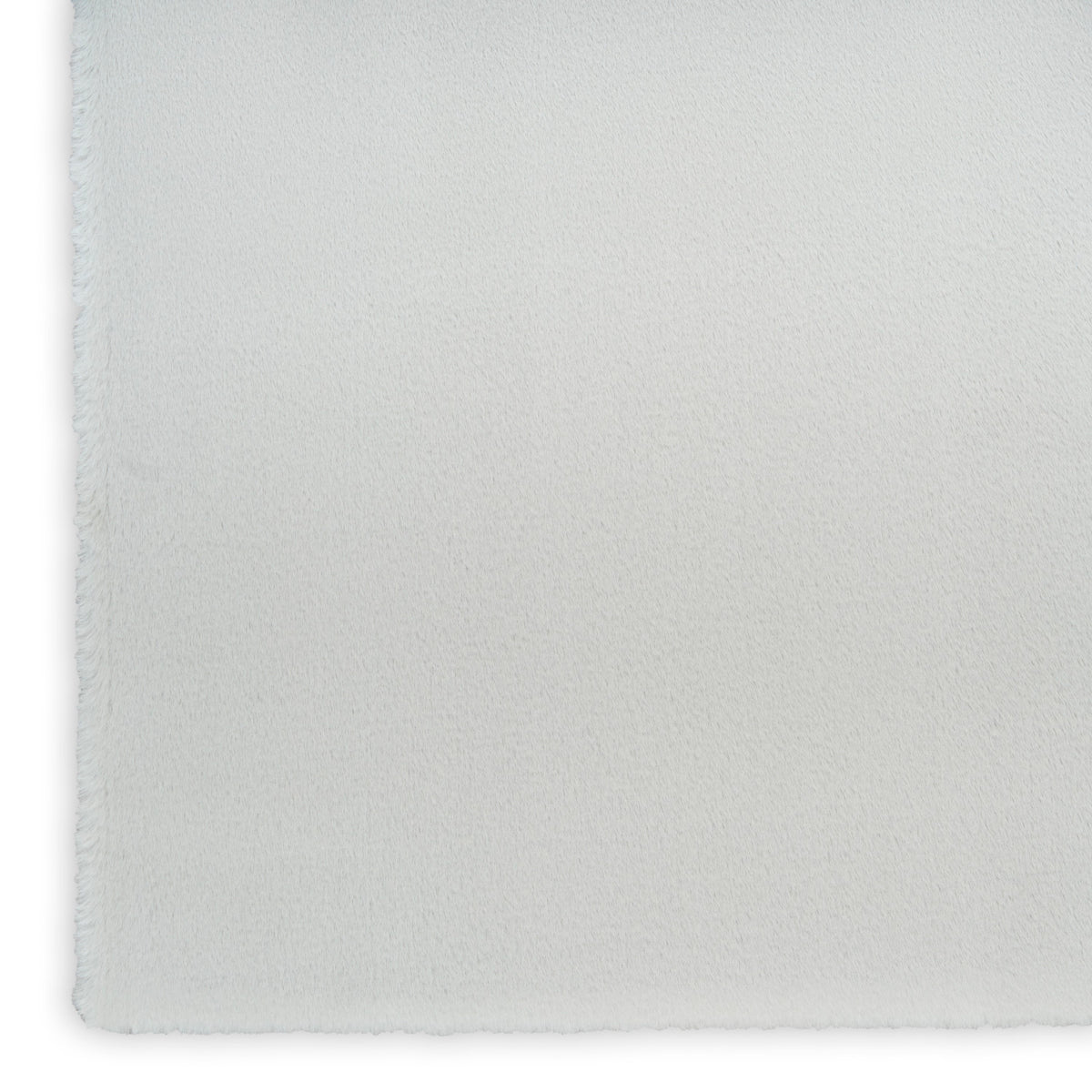 nourison soft plush rabbit fur sff01 silver rug