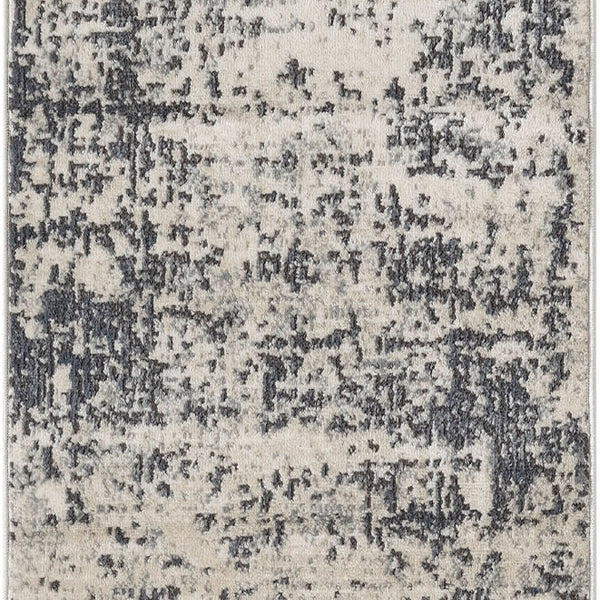 nourison quarry qua17 ivory grey rug