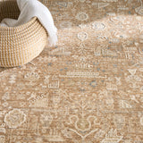 nourison retreat ret03 mocha rug