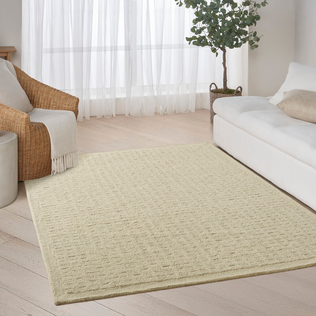 nourison pure grids pgr01 light green rug