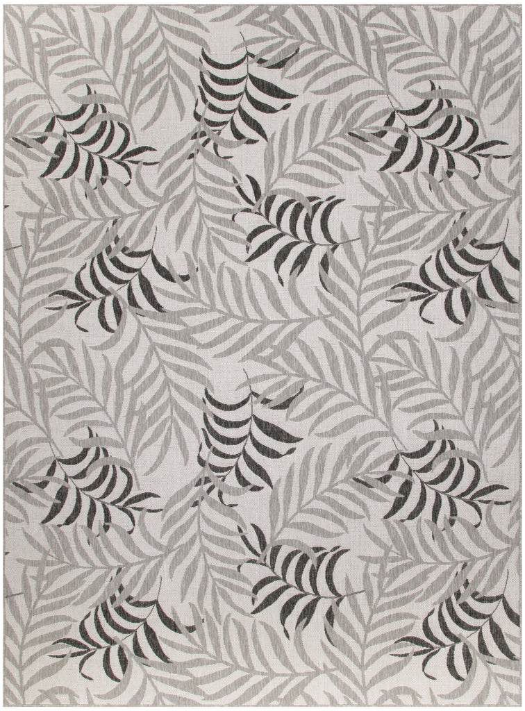nourison garden oasis goa01 grey rug