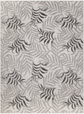 nourison garden oasis goa01 grey rug