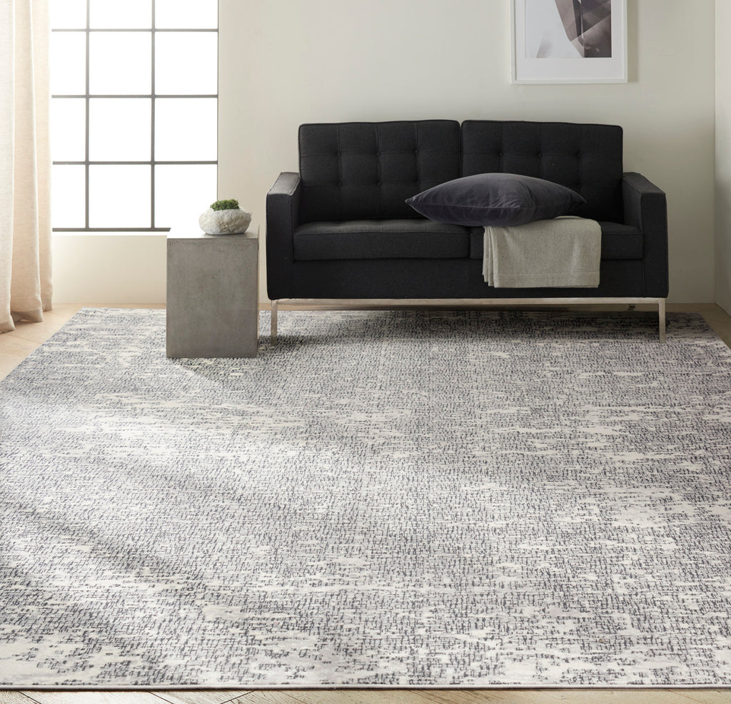 nourison ck970 vapor ck971 ivory black rug