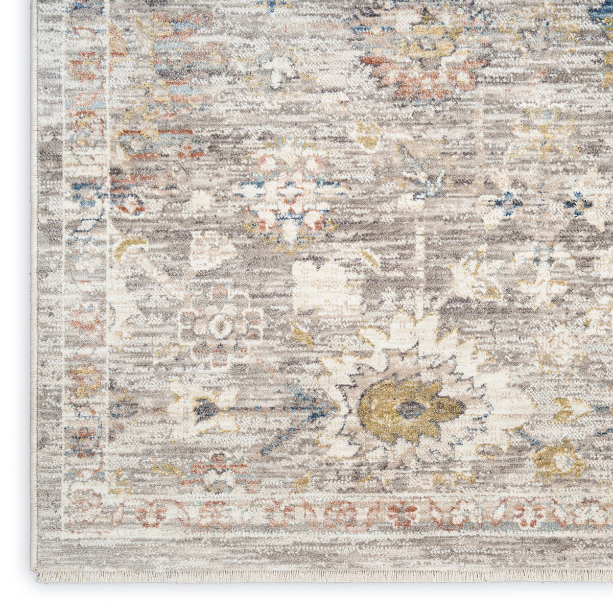 nourison antique fusion anf05 grey rug