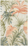 nourison aloha alh43 ivory green rug