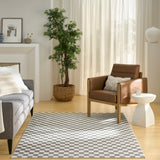 nourison serenity home srh09 ivory grey rug