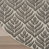 nourison aloha alh35 charcoal rug
