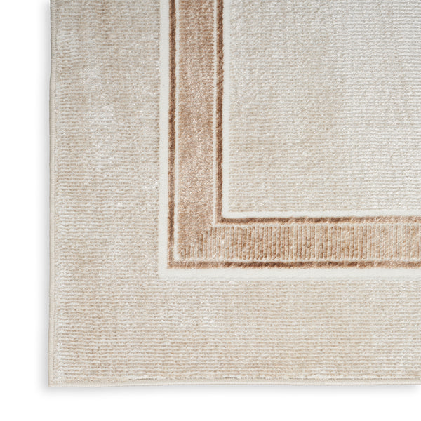 nourison glitz glz08 ivory cream rug