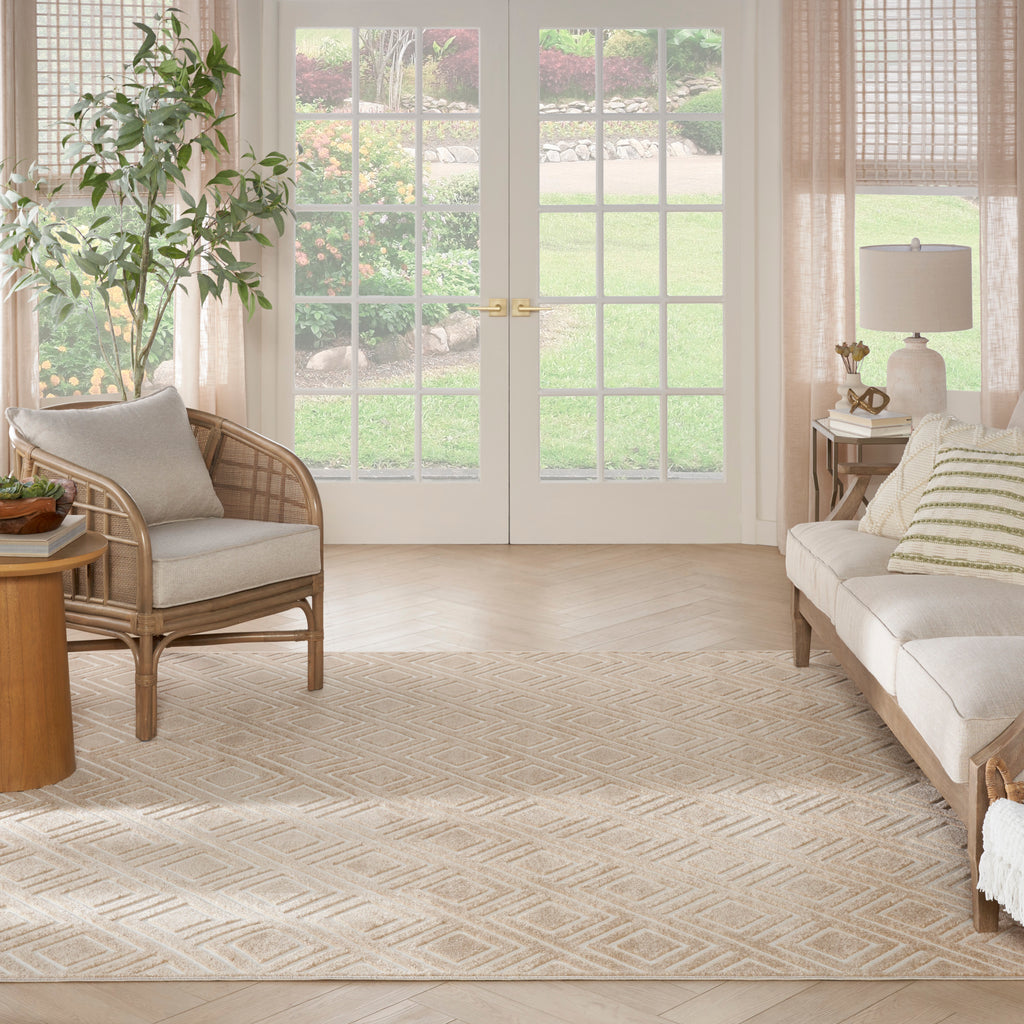 nourison care free caf03 taupe rug