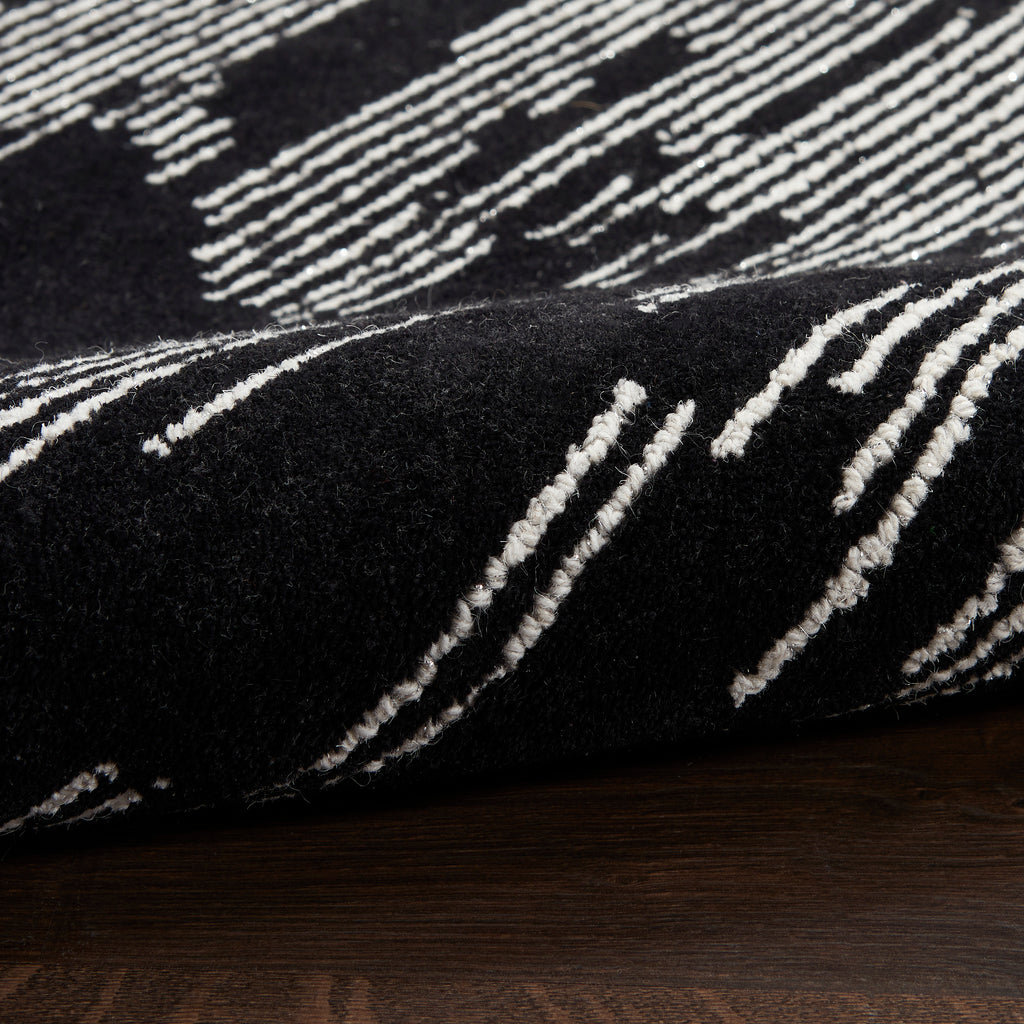 nourison ma30 star smr02 black ivory rug