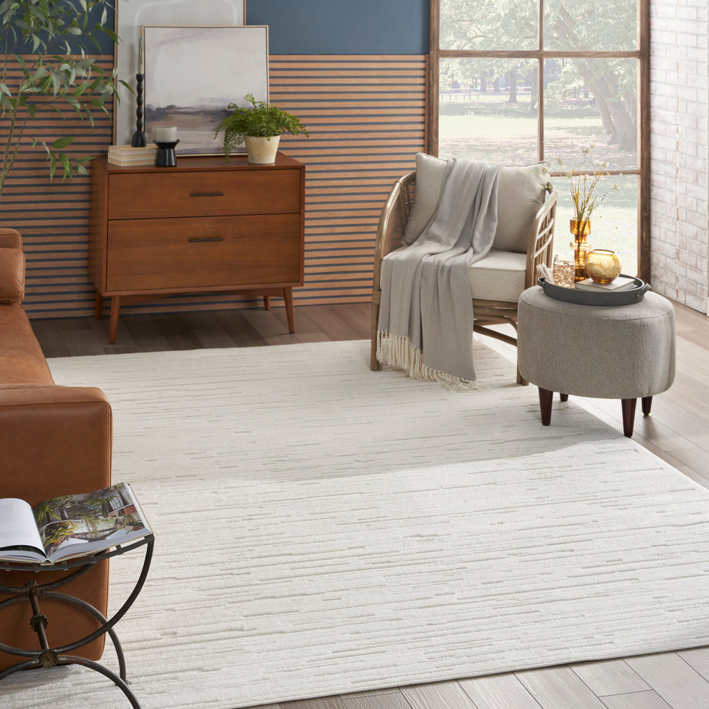 nourison care free caf04 ivory rug