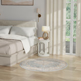 nourison astra machine washable asw11 silver blue rug