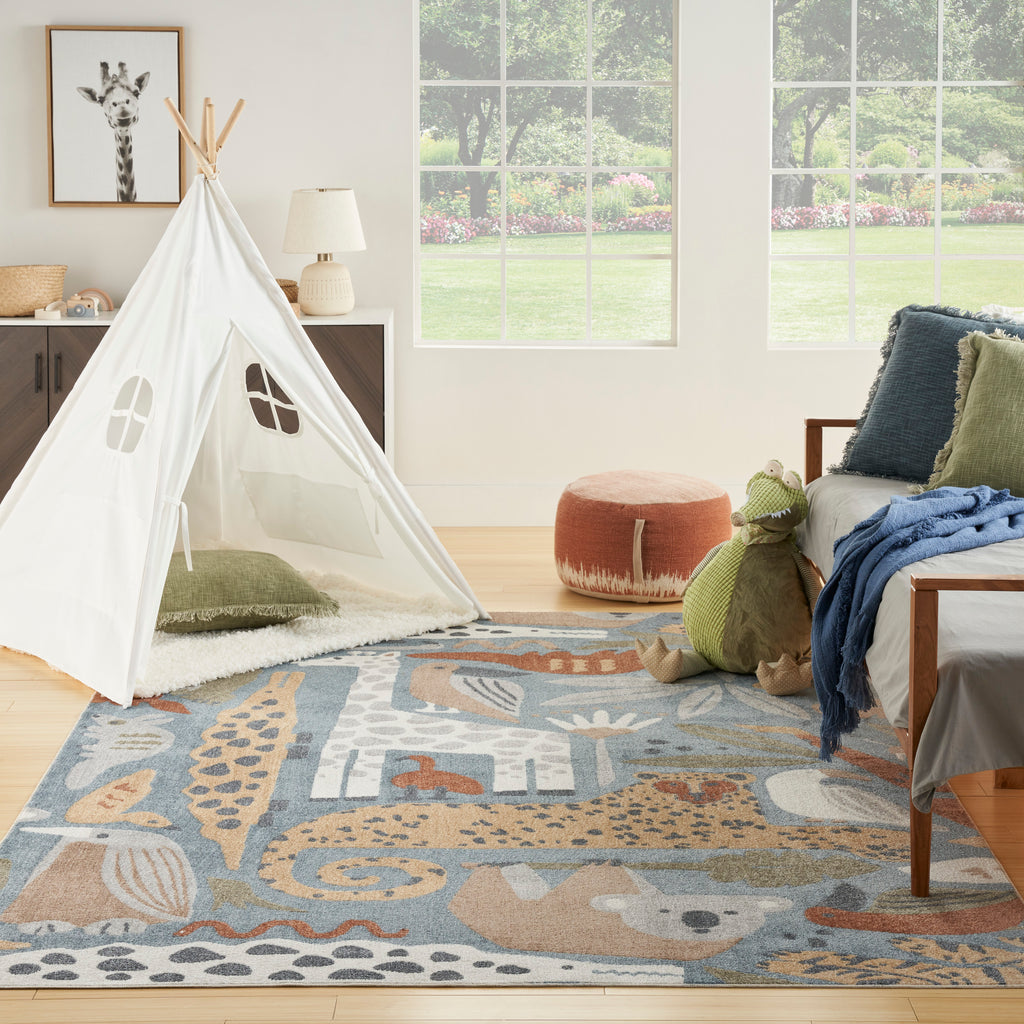 nourison astra machine washable asw01 multicolor rug