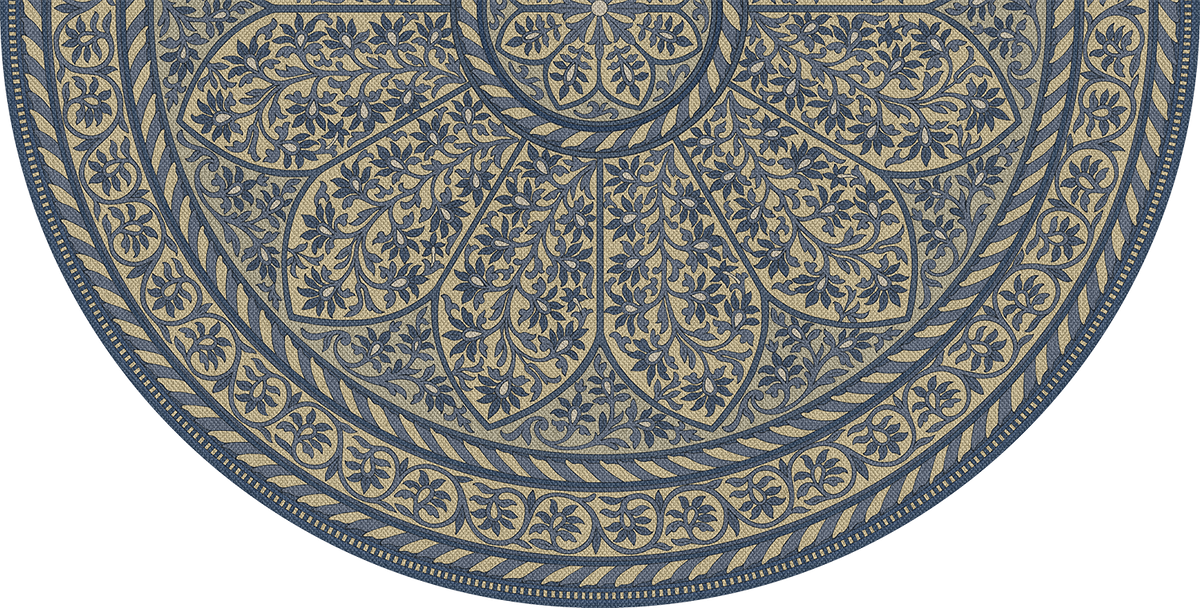 Spicher and Company Biltmore Estate Tracery Porcelain Garden Vinyl Mat