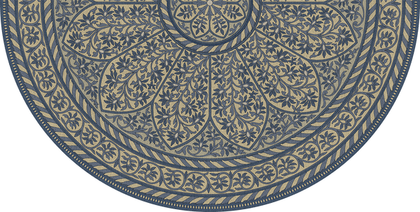 Spicher and Company Biltmore Estate Tracery Porcelain Garden Vinyl Mat