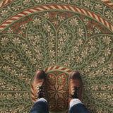 spicher and company biltmore estate tracery holly velvet vinyl mat