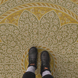 spicher and company biltmore estate tracery olive saffron vinyl mat